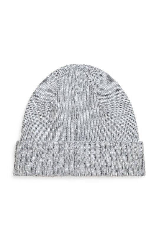 Дитяча вовняна шапка Polo Ralph Lauren 323953204002 сірий AW24