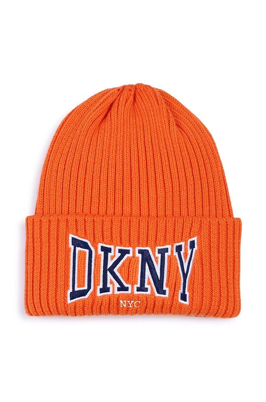 Детская шапка Dkny аппликация оранжевый D62069.