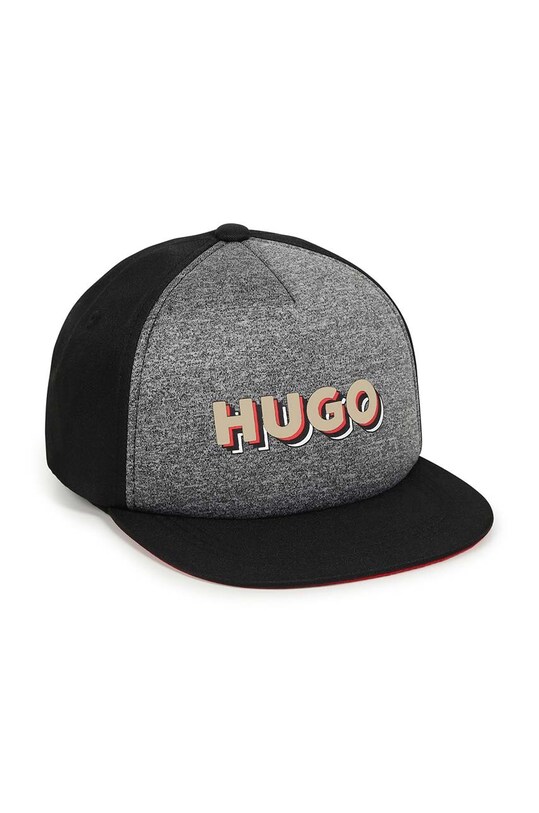 Детская кепка HUGO аппликация чёрный G00258.