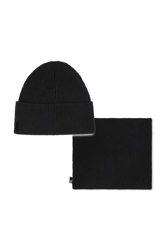 Karl Lagerfeld beretto e sciarpa per bambini Z30337. nero AW24