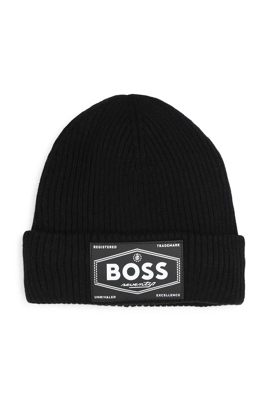 BOSS caciula copii imprimeu negru J51567.52.54