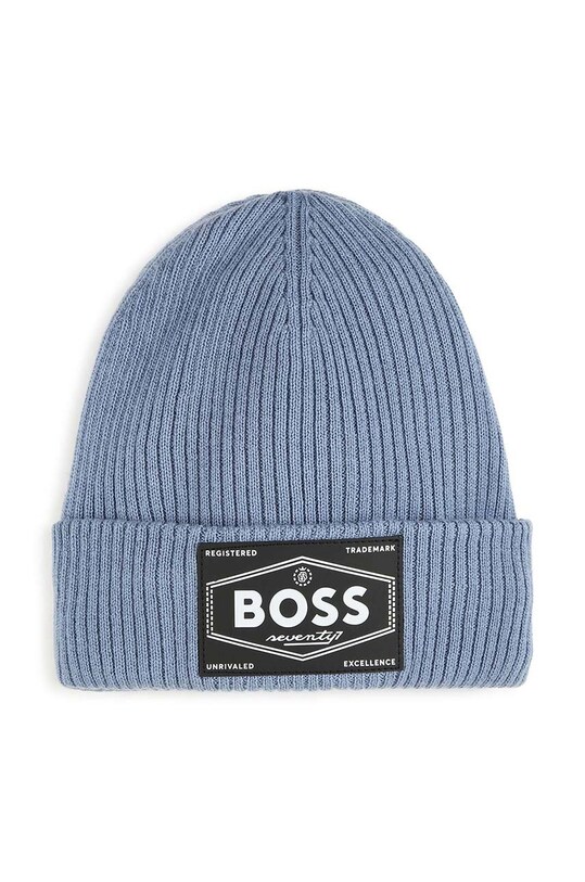 Дитяча шапка BOSS аплікація блакитний J51567.56.58