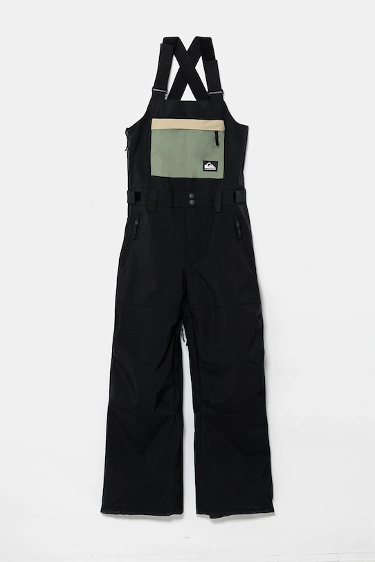 Dětské lyžařské kalhoty Quiksilver MASH UP BIB látka černá EQBTP03052