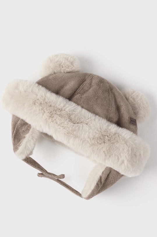 Σκούφος μωρού Mayoral Newborn 9775.1J.Newborn.9BYH καφέ AW24