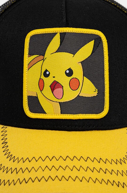 Capslab cappello con visiera bambino/a Pokemon Capslab Trucker CL.PKM2.3.PIK6 nero AW24