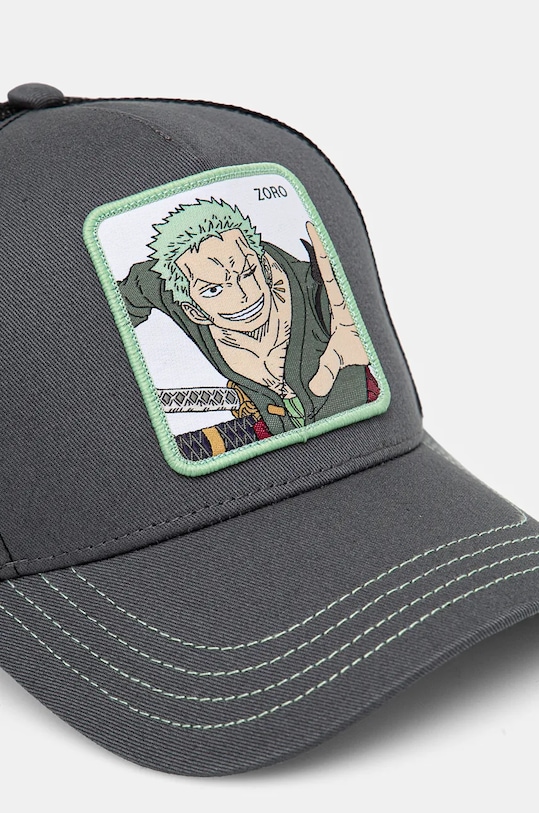 Dječja kapa sa šiltom Capslab One Piece Capslab Trucker CL.OP1.3.ZOR1 siva AW24