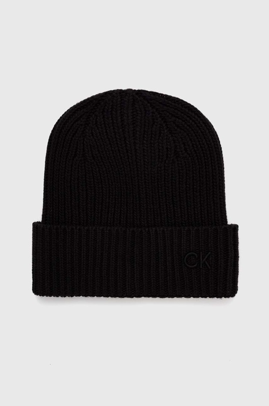 Calvin Klein caciula din amestec de lana uni negru K60K612033