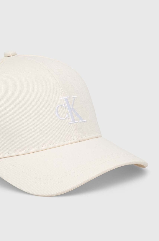 Calvin Klein Jeans czapka z daszkiem K60K612324 beżowy AW24