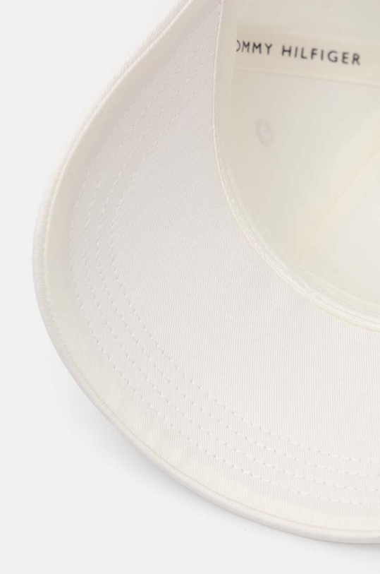 Bavlněná baseballová čepice Tommy Hilfiger bílá AW0AW16360