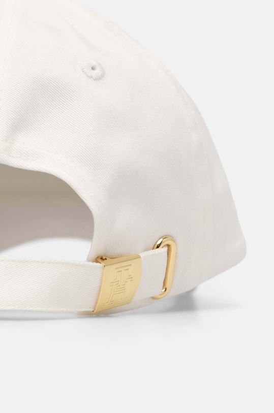 Tommy Hilfiger czapka z daszkiem bawełniana AW0AW16771 biały AW24