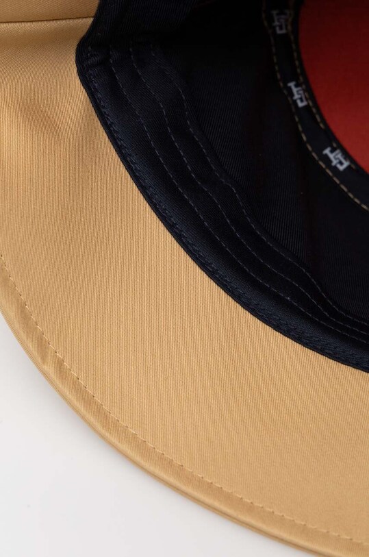 Pamučni šešir Tommy Hilfiger bež AW0AW16781
