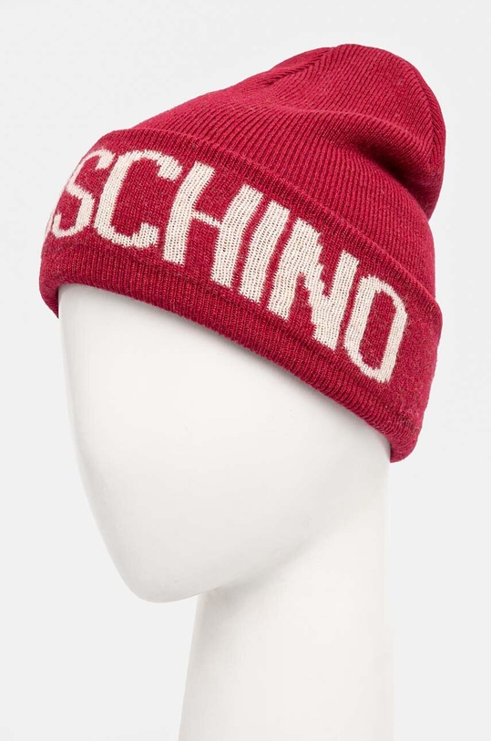 Kapa s dodatkom vune Moschino M5672.60102 crvena AW25