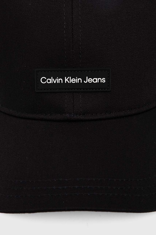 Bavlněná baseballová čepice Calvin Klein Jeans K50K512141 černá AW24