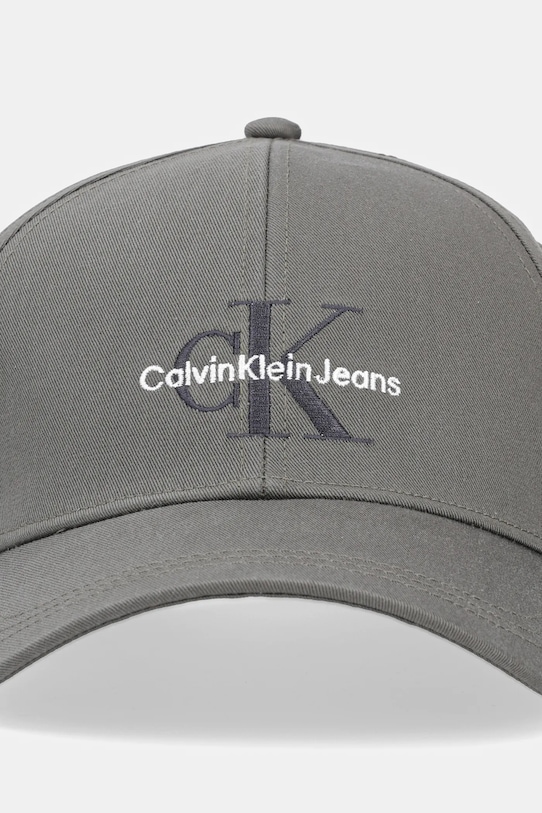 Бавовняна бейсболка Calvin Klein Jeans K50K512180 зелений AW24