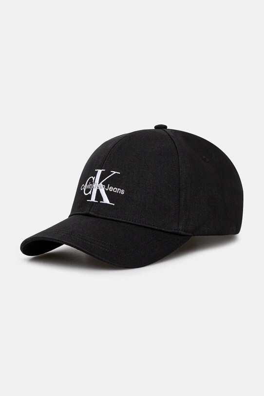 Хлопковая кепка Calvin Klein Jeans аппликация чёрный K50K512180