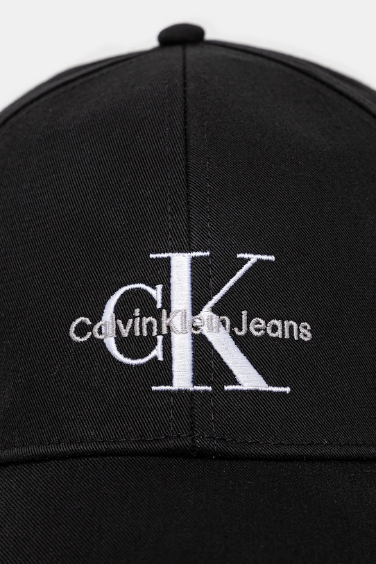 Bavlněná baseballová čepice Calvin Klein Jeans K50K512180 černá AW24
