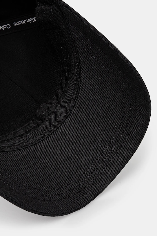 Bavlněná baseballová čepice Calvin Klein Jeans černá K50K512180