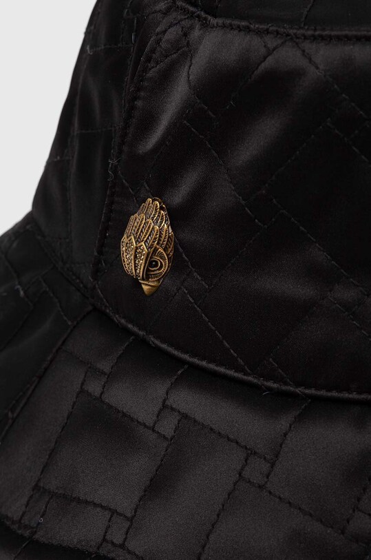 Klobouk Kurt Geiger London KENSINGTON BUCKET HAT 9014500229 černá AW24