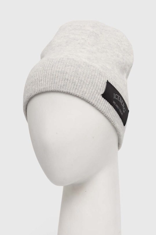 Akcesoria Iceberg czapka wełniana 3042.9003 szary