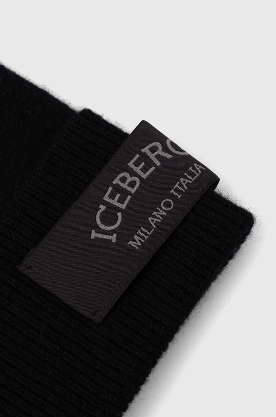 Akcesoria Iceberg czapka wełniana 3042.9003 czarny