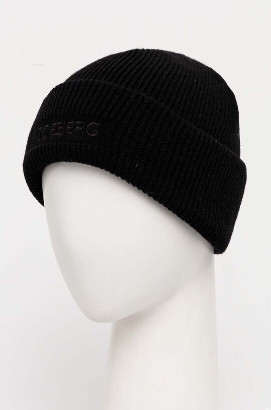 Iceberg caciula de lana 3043.7079 negru AW24