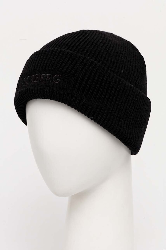 Iceberg caciula de lana 3043.7079 negru AW24