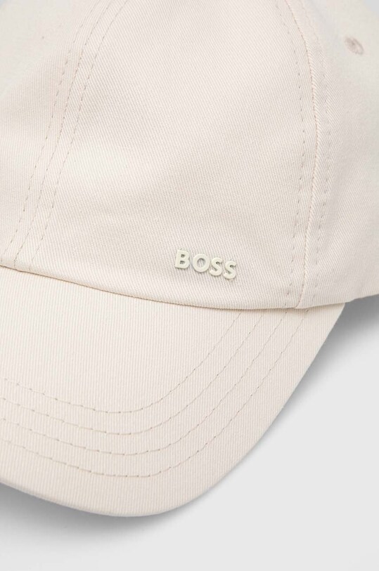 BOSS șapcă de baseball din bumbac 50518881 bej AW24