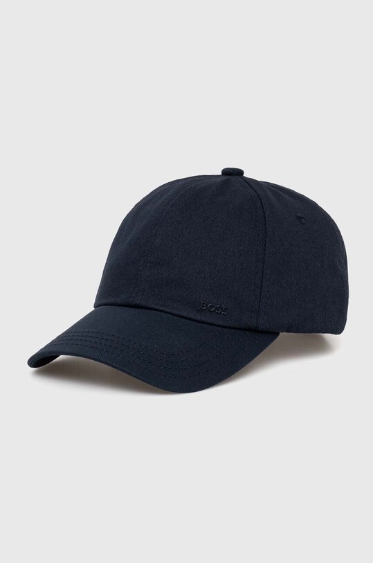 BOSS șapcă de baseball din bumbac bumbac bleumarin 50518881