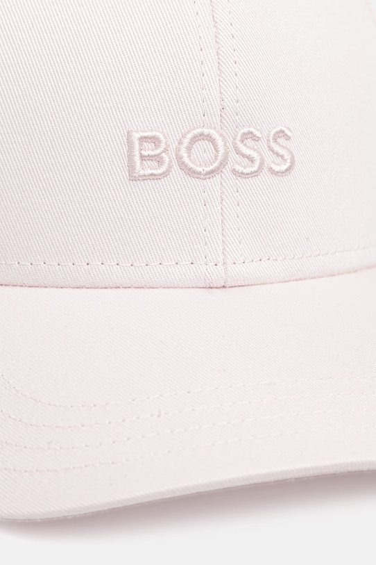 BOSS Καπέλο με γείσο γυναικείο βαμβακερό Ari 50519889 ροζ AA00