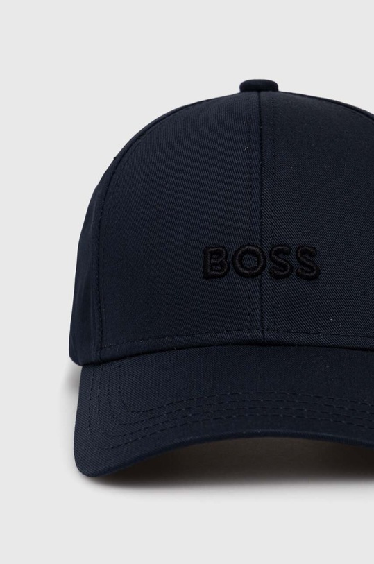 Бавовняна бейсболка BOSS 50519889 темно-синій SS25
