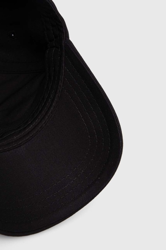 HUGO Blue czapka z daszkiem bawełniana Alyce czarny 50522023