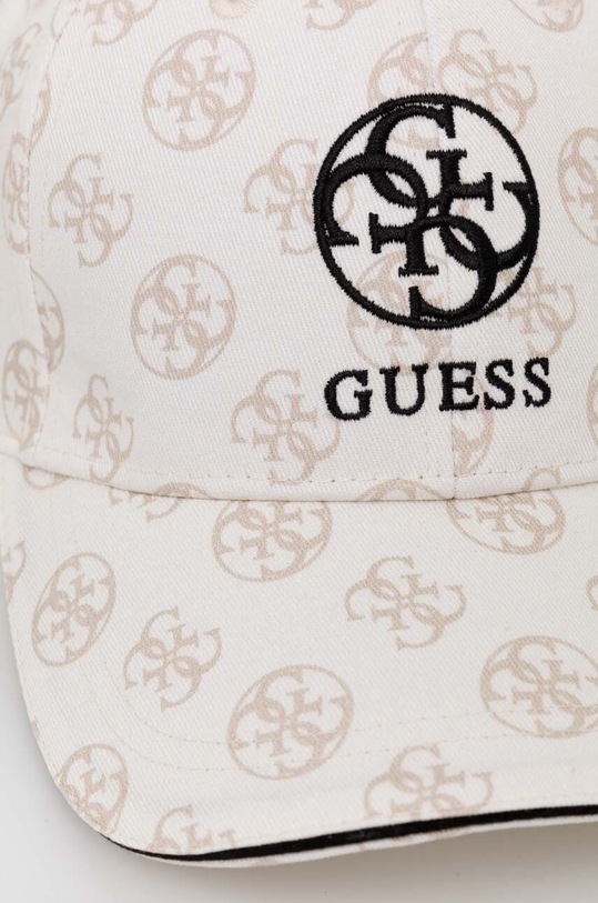 Бавовняна бейсболка Guess OLYMPE V4YZ02.WFKN0 бежевий AW24