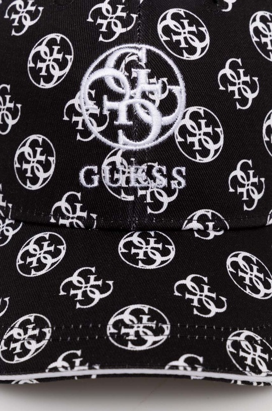 Bavlnená šiltovka Guess OLYMPE V4YZ02.WFKN0 čierna AW24