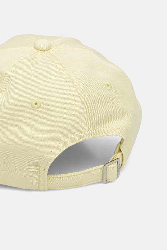 Akcesoria HUGO czapka z daszkiem bawełniana Cara 50519255 żółty