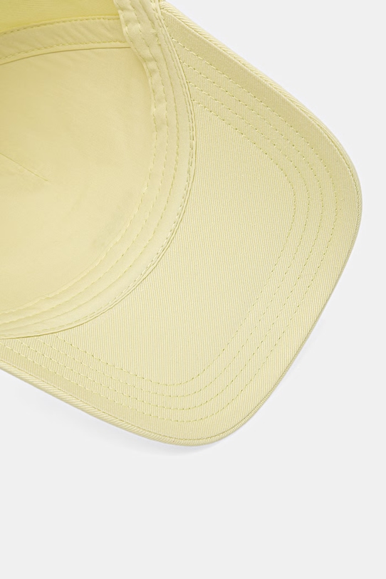HUGO czapka z daszkiem bawełniana Cara żółty 50519255