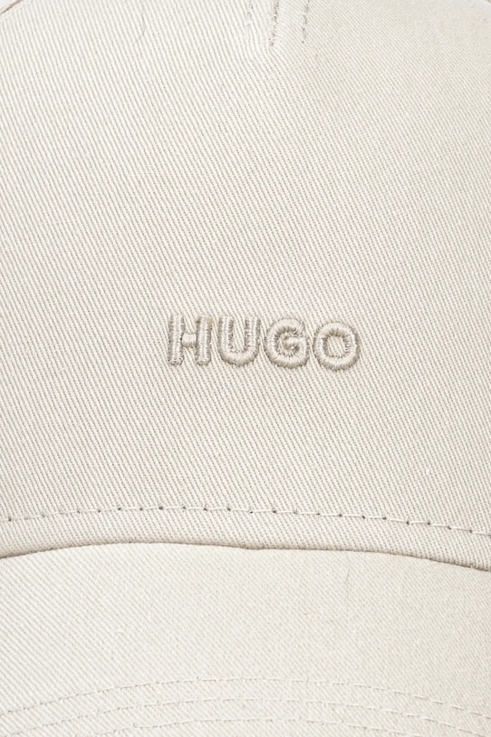 HUGO berretto da baseball in cotone 50519255 beige SS25