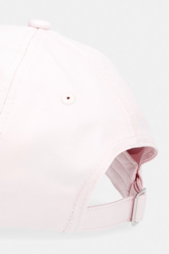 Akcesoria HUGO czapka z daszkiem bawełniana Cara 50519255 różowy