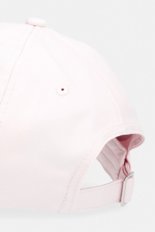 Akcesoria HUGO czapka z daszkiem bawełniana Cara 50519255 różowy