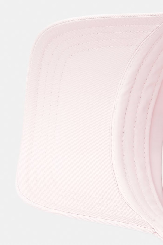 HUGO czapka z daszkiem bawełniana Cara różowy 50519255