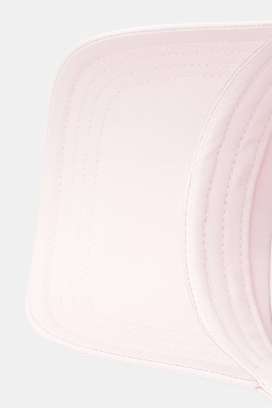 HUGO czapka z daszkiem bawełniana Cara różowy 50519255