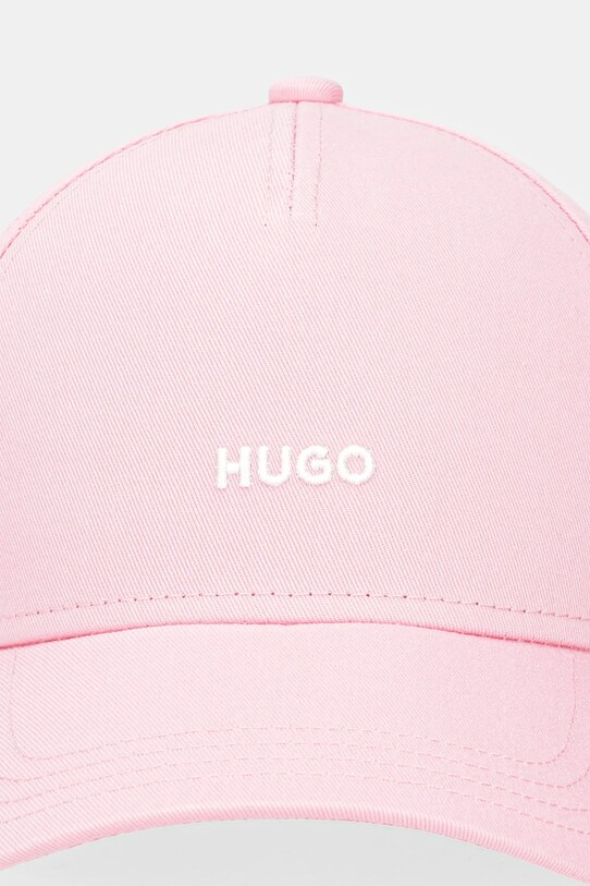 HUGO pamut baseball sapka 50519255 rózsaszín SS25