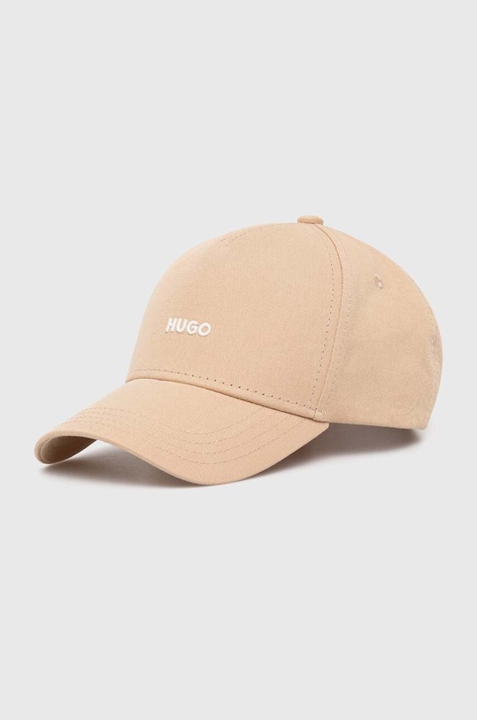 Bavlnená šiltovka HUGO Cara bavlna béžová 50519255