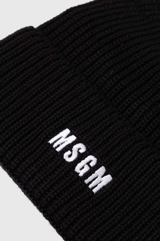 MSGM caciula de lana 3541MDL08.237761 negru AW24