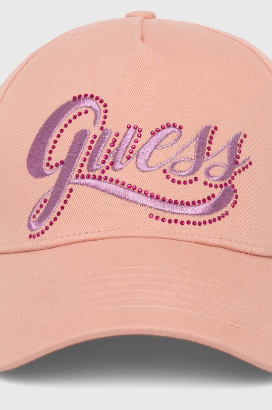 Бавовняна бейсболка Guess CLAUDIE W4YZ00.WEGD0 рожевий AW24