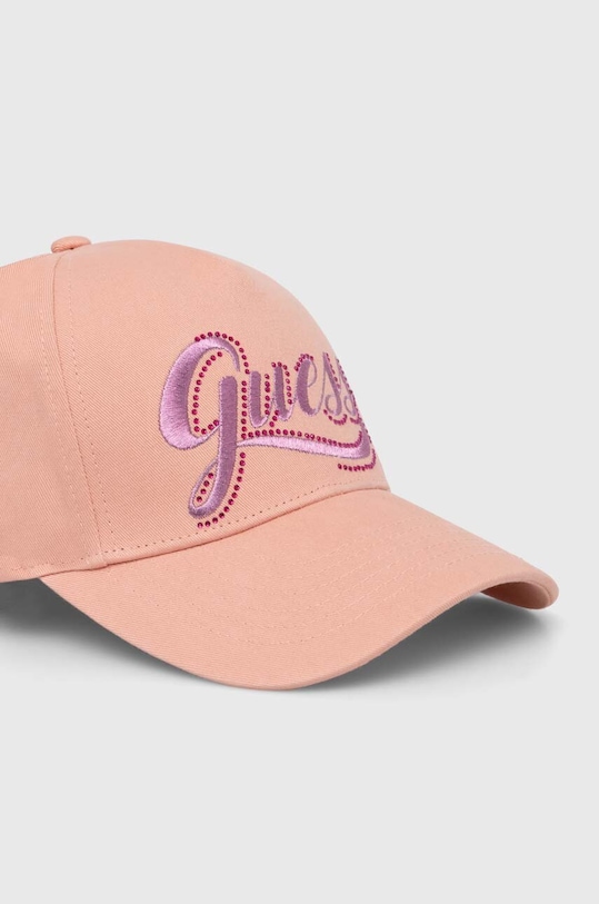 Аксесуари Бавовняна бейсболка Guess CLAUDIE W4YZ00.WEGD0 рожевий