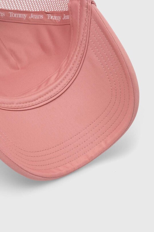 Tommy Jeans czapka z daszkiem różowy AW0AW16800