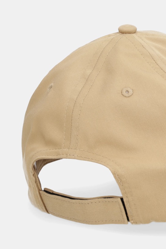 Akcesoria Tommy Jeans czapka z daszkiem bawełniana AW0AW16868 beżowy