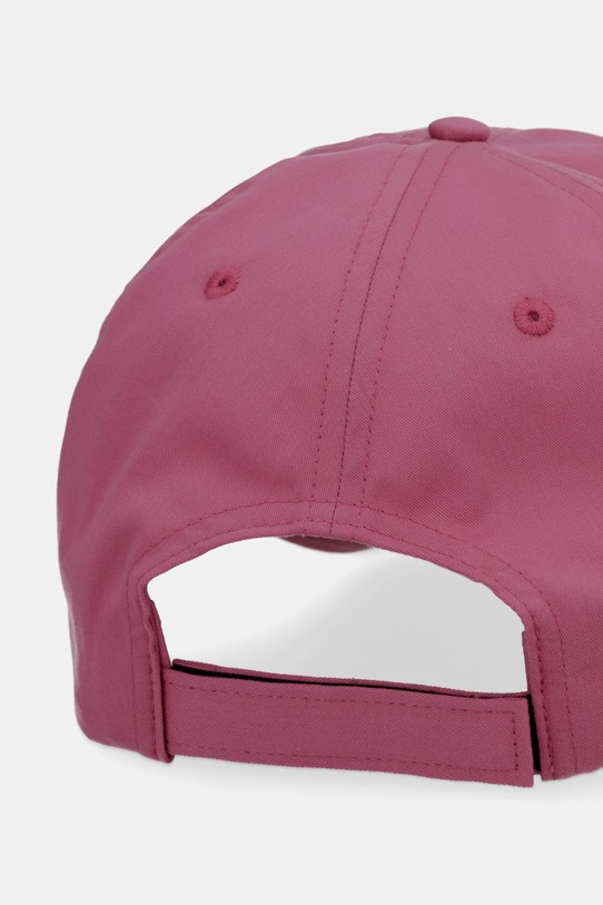 Akcesoria Tommy Jeans czapka z daszkiem bawełniana AW0AW16868 różowy