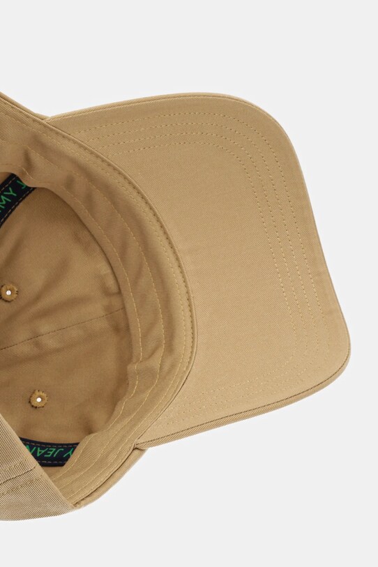 Хлопковая кепка Tommy Jeans бежевый AW0AW16868