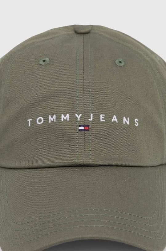 Аксесуари Бавовняна бейсболка Tommy Jeans AW0AW16868 зелений